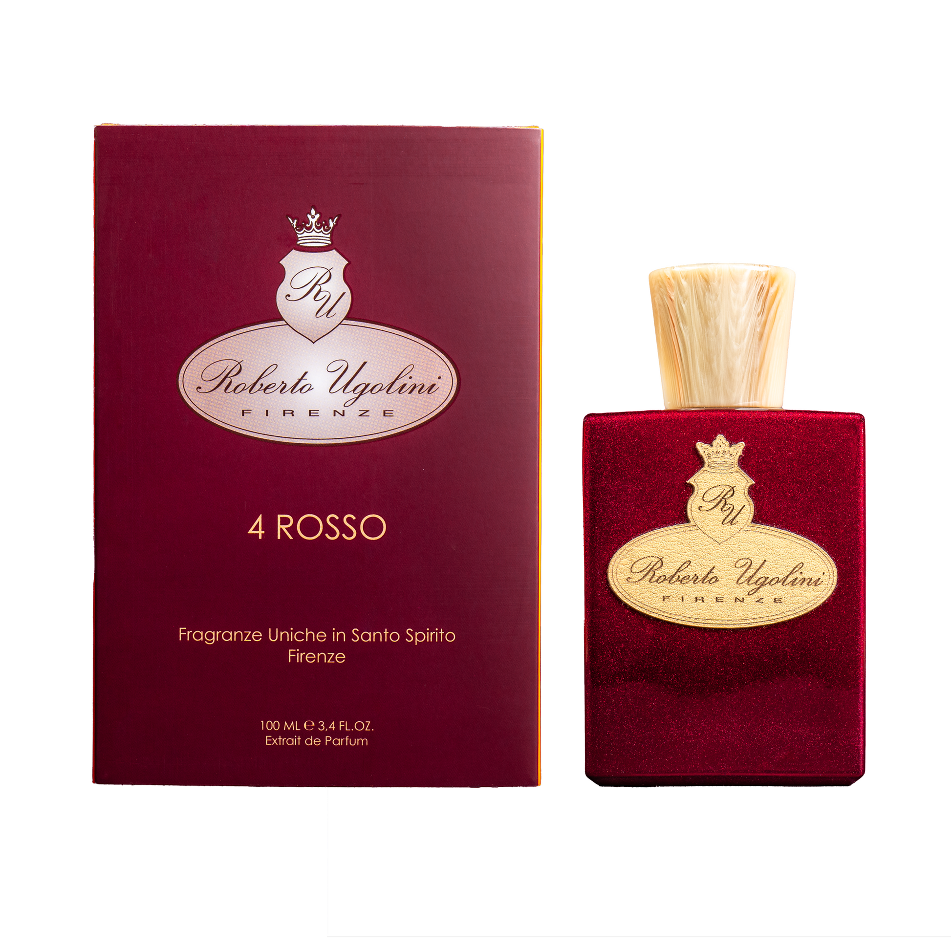 Roberto Ugolini 4 Rosso Extrait de Parfum - Flakon & Box
