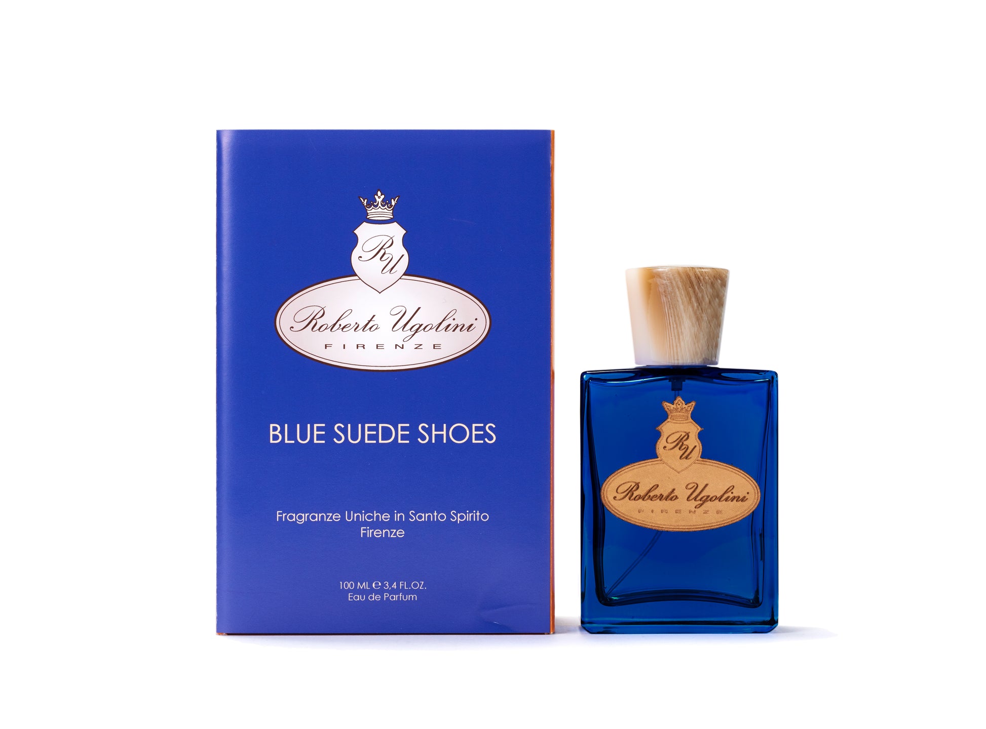 Roberto Ugolini Blue Suede Shoes EdP - Flakon & Box